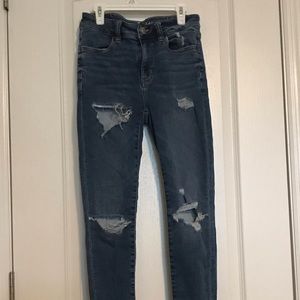 American Eagle ripped jeans